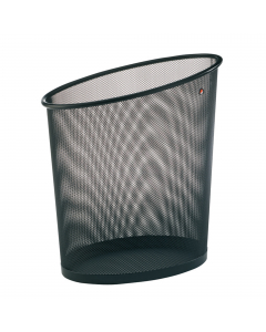 Cestino gettacarte della linea coordinata Mesh pratico ed indispensabile in robusta rete metallica. Cestino da 18lt. Dimensioni: 35,5x24x39cm