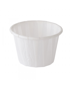 Coppette porta salse in carta termoformata da 30ml. 
Prodotto idoneo al contatto con alimenti secondo il regolamento CE n° 1935/2004 e successivi aggiornamenti. 
Prodotto conforme ai requisiti della Direttiva 94/62/CE per quanto riguarda il contenuto dei 