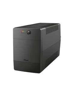 Affidabile UPS da 1000 VA con batteria integrata. Eroga temporaneamente l’energia della batteria durante le interruzioni di corrente; impedisce di perdere dati e danneggiare l’hardware. 4 prese di corrente a parete con batteria e protezione da sovratensio