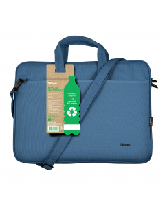 Sottile borsa per laptop ecocompatibile, per laptop da 16 pollici per semplificare la routine quotidiana, tenere tutto al sicuro, in ordine e a portata di mano.  Il design con caricamento dall'alto permette di accedere facilmente allo scomparto principale