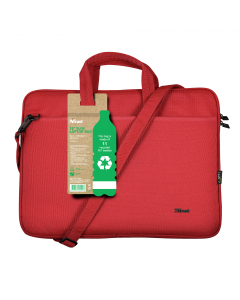 Sottile borsa per laptop ecocompatibile, per laptop da 16 pollici per semplificare la routine quotidiana, tenere tutto al sicuro, in ordine e a portata di mano.  Il design con caricamento dall'alto permette di accedere facilmente allo scomparto principale