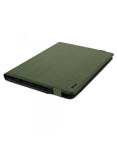 Custodia folio universale per tablet fino a 10 pollici, realizzato con materiali PET riciclati. Proteggie il tablet da graffi, urti e ammaccature. Protegge il dispositivo su entrambi i lati all'esterno, mentre il morbido rivestimento protegge lo schermo a