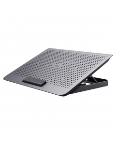 Elegante supporto raffreddante in alluminio per laptop con grande ventola da 180 mm e altezza regolabile.L’altezza regolabile in 8 scalini migliora l’ergonomia e garantisce il massimo comfort mentre lavori o durante le sessioni di gaming.
