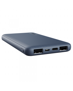 Powerbank ultrasottile per una rapida ricarica in mobilità (10.000 mAh)colore blu