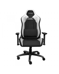 Altezza regolabile, schienale, braccioli 3D e sedile inclinabile con meccanismo di bloccaggio per una postazione di gaming ideale - Design resistente: struttura realizzata con legno sostenibile certificato FSC® - Sedile in schiuma sagomata e schienale in 