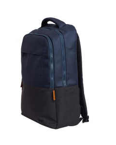 Uno spazioso interno imbottito con fodera morbida consente di riporre in sicurezza laptop fino a 16’’ - Viaggia in modo più sostenibile: il tessuto di questa borsa è realizzato utilizzando 12 bottiglie in PET riciclate - Design confortevole con capacità d