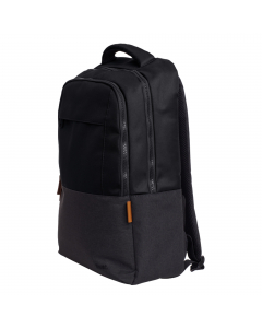 Uno spazioso interno imbottito con fodera morbida consente di riporre in sicurezza laptop fino a 16’’ - Viaggia in modo più sostenibile: il tessuto di questa borsa è realizzato utilizzando 12 bottiglie in PET riciclate - Design confortevole con capacità d