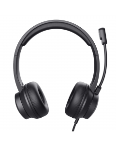 Facile controllo del volume ed esclusione del microfono tramite la ghiera on-ear o sollevando il microfono - Il design leggero con archetto regolabile e cuscinetti on-ear traspiranti garantisce il massimo comfort per ore - Funzionalità plug & play tramite
