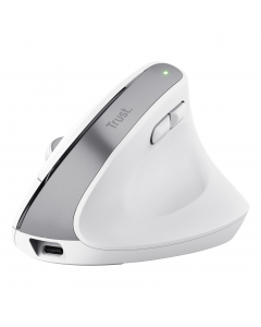 Forma verticale ergonomica con angolo ottimale di 57° e comodo appoggiadito per ridurre la tensione del braccio e del polso
Design ecosostenibile, realizzato all’50% con plastica riciclata
La connessione multidispositivo tramite microricevitore USB e 2x B