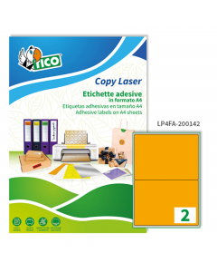Ideali per segnalazioni che devono essere facilmente notate e per promuovere offerte speciali. Il formato A4 ha un pre-taglio sul supporto retrostante per facilitare il distacco dell’etichetta. Certificate FSC®. Adatta per stampanti: Laser, Inkjet e fotoc