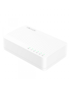 Switch SOHO dotato di 8 porte Fast Ethernet auto-regolanti con velocità full duplex fino a 200Mbps, per un accesso ad Internet ad alta velocità. S105 non necessita di configurazione e può essere utilizzato immediatamente una volta collegato. È possibile p