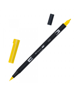 Marker Dual Brush Tombow. Due punte in fibra: sottile per tracciare linee precise, pennello per colorare ampi spazi. Inchiostro a base d'acqua, atossico, inodore, acid free. I colori non sbavano, possono essere miscelati e acquarellati tra di loro per cre