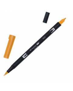 Marker Dual Brush Tombow. Due punte in fibra: sottile per tracciare linee precise, pennello per colorare ampi spazi. Inchiostro a base d'acqua, atossico, inodore, acid free. I colori non sbavano, possono essere miscelati e acquarellati tra di loro per cre