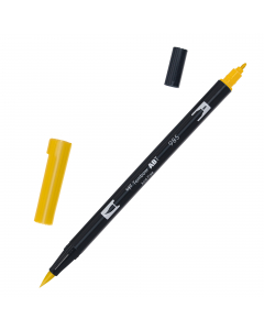 Marker Dual Brush Tombow. Due punte in fibra: sottile per tracciare linee precise, pennello per colorare ampi spazi. Inchiostro a base d'acqua, atossico, inodore, acid free. I colori non sbavano, possono essere miscelati e acquarellati tra di loro per cre