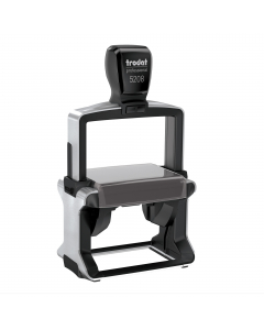 Timbri Professional autoinchiostrante per uso professionale. Design moderno ed ergonomico con robusta
 struttura in acciaio, rivestimento in plastica riciclata post consumo. Piastra 68x47mm 12 righe Tampone ricambio 6/58.