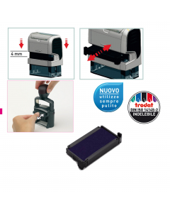 CUSCINETTO INCHIOSTRATO PER PRINTY 4911, 4800, 4820, 4822, 4846, 4911 typo,