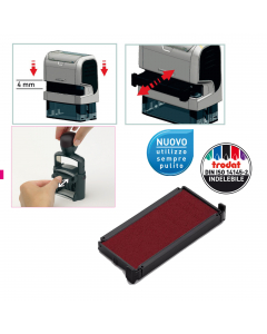 CUSCINETTO INCHIOSTRATO PER Printy 4913, 4913 Typo