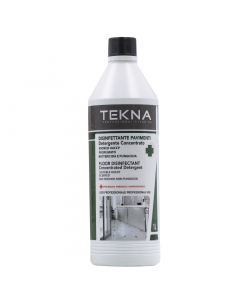 Disinfettante detergente altamente concentrato profumato. Certificato Presidio medico Chirurgico e Haccp. Ideale per una pulizia quotidiana rapida ed efficace. Formula per pavimenti e superfici dure con doppio principio attivo per un'azione ad ampio spett