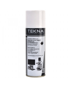 Spray detergente 200ml in schiuma per monitor, tv, pc, tablet e apparecchi elettromedicali ideale per pulire e rendere brillanti schermi e superfici senza lasciare tracce ed aloni. Elimina efficacemente polvere, sporco, unto ed impronte, creando un effett