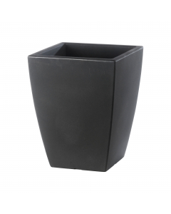 Vaso realizzato in polietilene adatto ad ambienti interni e esterni. Dimensioni esterne: 40x40x65cm. Si consiglia di pulire con una spugna bagnata con acqua e detergente liquido neutro.