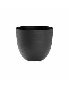 Vaso realizzato in plastica riciclata adatto ad ambienti interni e esterni. Dotato di serbatoio riserva d'acqua da 12lt Dimensioni: Ø58x h. 47cm. Si consiglia di pulire con una spugna bagnata con acqua e detergente liquido neutro.