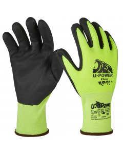 Guanti per uso generale. Fodera in nylon spandex senza cuciture 15G, offre sensibilità e destrezza superiori. Palmo in Nano schiuma di nitrile traspirante ed elasticizzato, offre comfort e protezione per tutto il giorno, oltre a mantenere le mani fresche 
