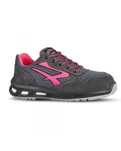 Scarpe antinfortunistiche basse, leggere e comode u power della linea Red Lion, con tomaia in nylon ultra traspiranti e morbida pelle scamosciata, puntale in alluminio, antiperforazione, antiscivolo e suola PU/PU infinergy. Dispositivo di protezione indiv