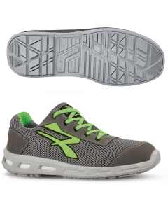 Scarpe antinfortunistiche RedLion®, con puntale AirToe® in alluminio e sistema antiperforazione Save & Flex PLUS, progettate per garantire un prolungato benessere del piede. Basse e super leggere, con tomaia in Airnet® ultra traspirante e morbida pelle sc
