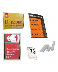 Elegante design dalla forma convessa. Realizzato in alluminio estruso e corredato di appositi terminali di chiusura in materiale plastico nero. protezione in pvc antiriflesso. Puo' essere utilizzato sia in verticale che orizzontale. Infinite le combinazio