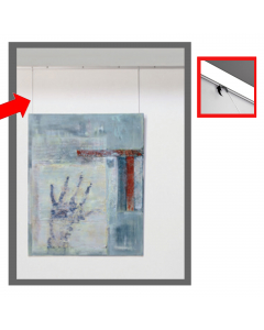 Cavo in nylon trasparente cm 150 per sistemi porta quadro Arte System. Utilizzabile in aggiunta ai kit cod.77109.