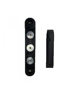 Terminale a muro con magneti per il kit Testina Rondo Tensa a fissaggio magnetico cod. 94342 e 94343