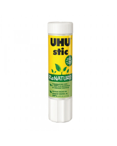 Colla stick realizzata al 98% con ingredianti di origine naturale per incollare carta, cartoncino, cartavelina, foto, etichette, polistirolo espanso e tessuti. Senza solventi. Si lava con acqua.
