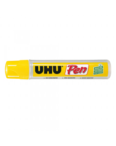 Colla liquida UHU pen con comodo tampone dosatore per incollaggi precisi, puliti e antispreco. Senza solventi, non macchia ed è lavabile con acqua. Ideale per carta, cartone, cartoncino, etichette e foto prive di rivestimento in plastica. Adatto anche per
