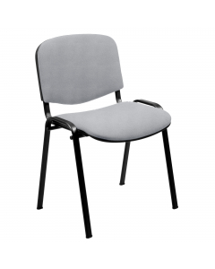 Seduta visitatore impilabile con struttura in acciaio verniciato a resine epossidiche. Rivestimento in vera pelle TOP. Compatibile sia con braccioli fissi (cod. 50399) che con braccioli dotati di tavoletta (cod.54105).