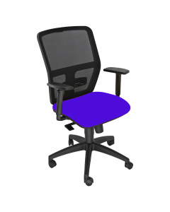 Seduta operativa ergonomica H12 adatta per uso intenso. Schienale in rete nera con supporto lombare regolabile. Meccanismo synchro. Meccanismo anti shock. Meccanismo a contatto permanente. Braccioli regolabili e base in nylon.Certificazione EN 1335 A norm
