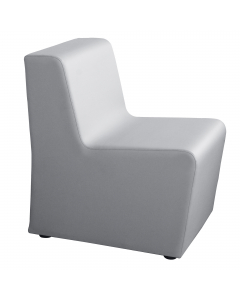 Divano 1 posto con rivestimento in vera pelle TOP.