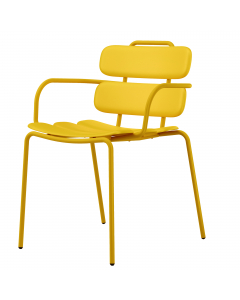 Serie di sedute e sgabelli in PPL fissa con schienale impilabile - struttura in acciaio tubolare sezione ovale e base in acciaio verniciato.
Alt.tot.: 80cm; Prof.tot.: 60,5cm; Larg.seduta: 58cm; Altezza seduta: 46cm