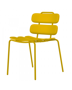 Serie di sedute e sgabelli in PPL fissa con schienale impilabile - struttura in acciaio tubolare sezione ovale e base in acciaio verniciato.
Alt.tot.: 80cm; Prof.tot.: 60,5cm; Larg.seduta: 52cm; Altezza seduta: 46cm