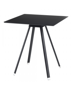 Tavolo bar basso,piano quadrato 70cm lato. Alt. tot: 70cm.