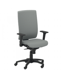 Seduta semidirezionale ergonomica girevole - elevazione a gas - meccanismo synchro con sedile traslabile - meccanismo anti shock - meccanismo a contatto permanente - supporto lombare regolabile. Rivestimento seduta in tessuto SUPER - King L 100% TREVIRA r
