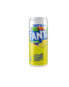 Fanta Lemon Zero lattina 33cl
INGREDIENTI: Acqua, succo di “Limone di Siracusa IGP” da concentrato (12%), anidride carbonica, acidificante acido citrico, edulcoranti ciclammato di sodio, acesulfame K e sucralosio, conservante sorbato di potassio, aromi na