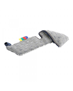 Mop in microfibra doppio lato che offre le massime performance di pulizia e durabilità. Particolarmente efficace sulla pavimentazione liscia. Il mop è in grado di raccogliere anche le particelle più fini ed è molto efficace anche sullo sporco ostinato, gr