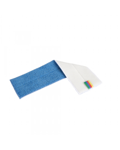 Mop da 40cm in tessuto con trama, buone prestazioni di pulizia, assorbenza e durata. Il velcro intercambiabile assicura maggiore igiene e durabilità al prodotto. Disponibile in versione da 40 cm per utilizzo su pavimenti, pareti e soffitti; per superfici 