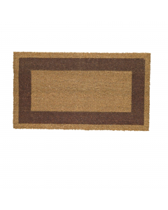 Zerbini in fibra di cocco 100% naturale con fondo in pvc. Stampa con colori acrilici a base d'acqua. Ottima brillantezza e resistenza del colore. Spessore 23mm.