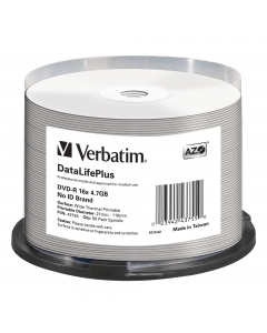 SCATOLA 50 Professional WIDE THERMAL PRINTABLE NO ID 16 4.7GB / 120'