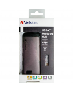 L'Hub Multiporta USB-C™ è il partner ideale per laptop e MacBook slimline di ultima generazione. Offre una porta di ricarica USB-C™ per caricare il dispositivo durante l'uso, una porta HDMI per il collegamento a uno schermo HDMI, tree porte USB 3.0 e una 