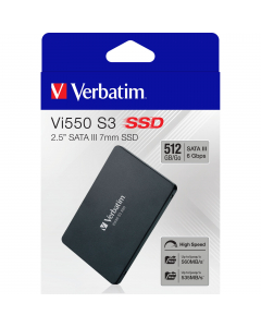 Verbatim SSD Interno Vi550 SATA III 2.5'' SSD 512GB