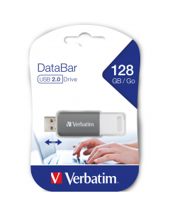 Verbatim V DataBar USB 2.0 Drive Grigio 128GB