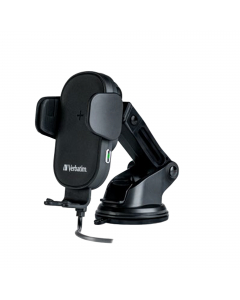 Caricabatterie wireless per auto
Porta telefono a ricarica rapida di Verbatim che utilizza la tecnologia di ricarica wireless Qi ad alta velocita per fornire una ricarica sicura e veloce per il tuo Android o iPhone. Il supporto di ricarica di alta qualità