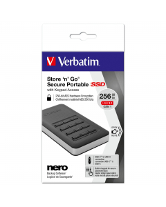 SSD Store 'n' Go Portable con tastierino numerico 256 GB USB 3.1